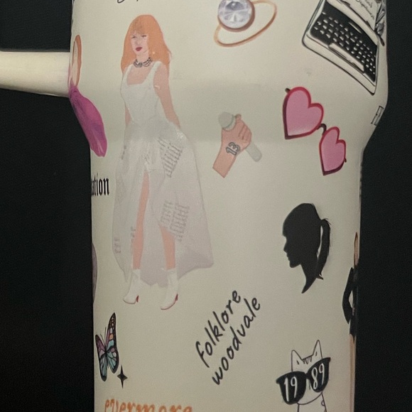 Swiftie Tumbler Taylor Swift 13 Water Bottle 1989 evermore folklore folklore - Picture 5 of 6